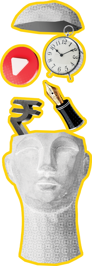 A head opening up to ideas